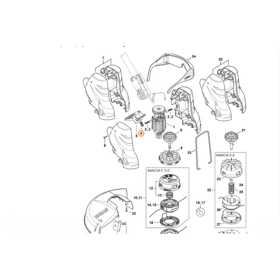 STIHL  Sprężyna dociskowa 4816 997 2000